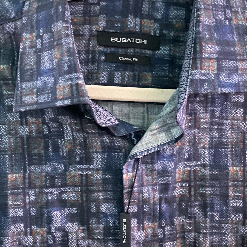 Bugatchi Multicolor Checkered Shirt